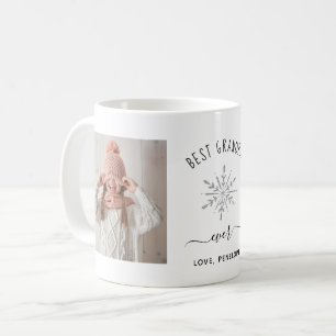 Mug Meilleur Grand-Père  Deux photos et un flocon d'ar
