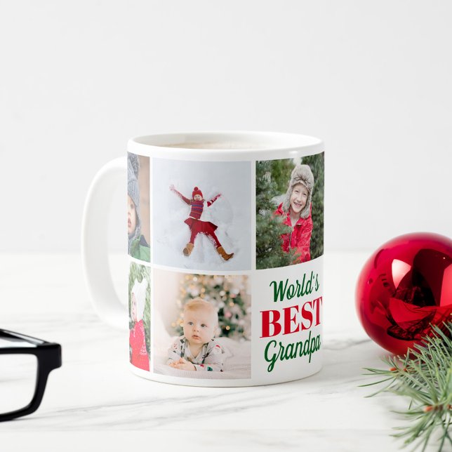 Mug Meilleur grand-père grand-enfants du monde 9 photo (Créateur téléchargé)