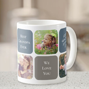 Mug Meilleur grand-père jamais bleu gris photo