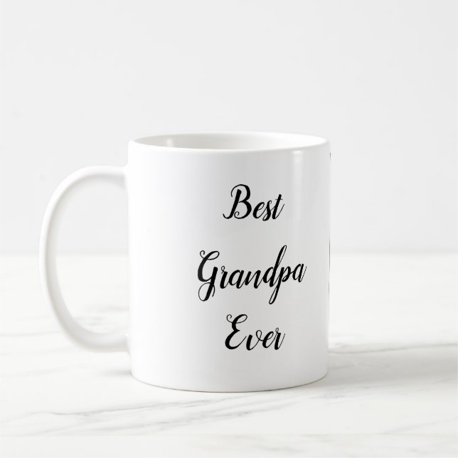 Mug Meilleur Grand-Père Jamais Photo Musique Personnal (Gauche)