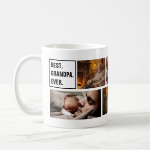 Mug Meilleur Grand-Père Photo Montage et Texte Personn