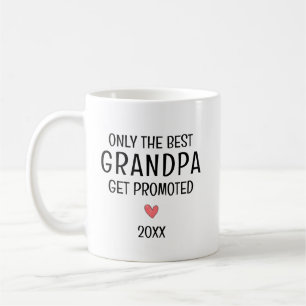 Mug Meilleur Grand-Père Promu – Année Personnalisée