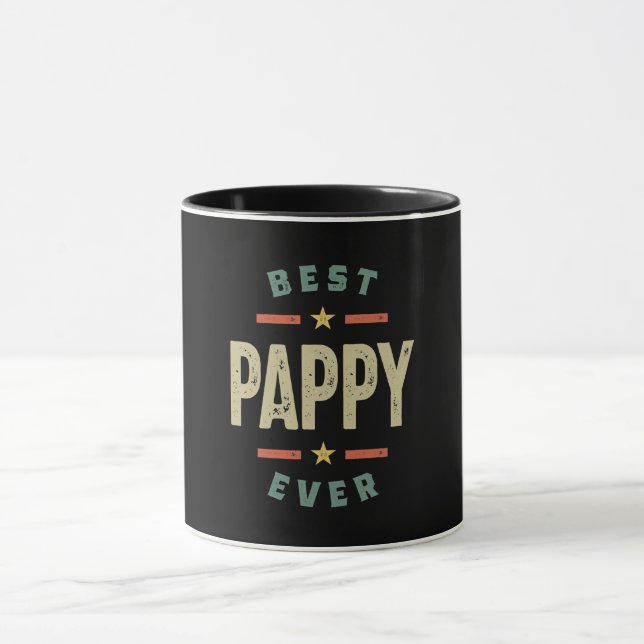 Mug Meilleur Homme Pappy Ever Père Grand-pa Cadeau (Centre)