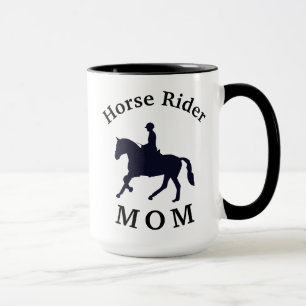 Mug Meilleur "Horse Rider MOM" Jamais! Fête des mères