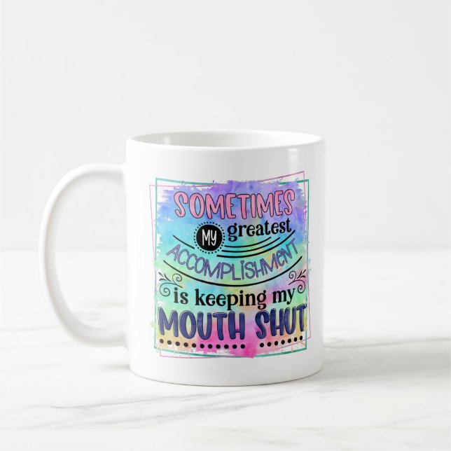 Mug Meilleur Humour amusant pour la fermeture de la bo (Gauche)