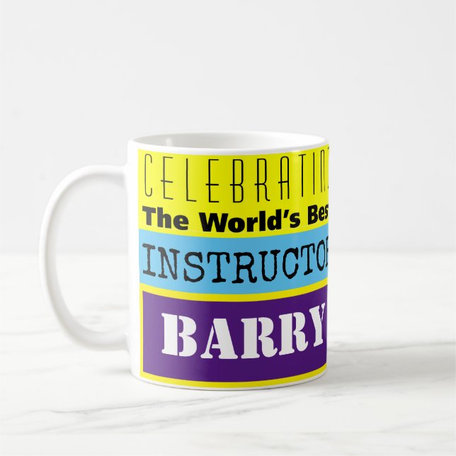 Mug Meilleur instructeur du monde (Gauche)