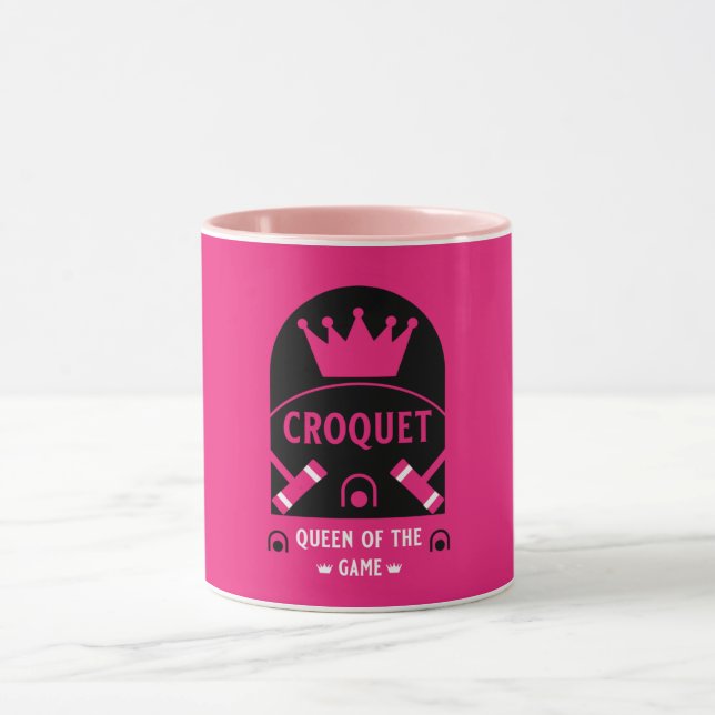 Mug meilleur joueur de croquet drôle (Centre)
