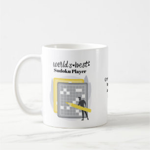 Mug Meilleur joueur Sudoku du monde masculin Personnal