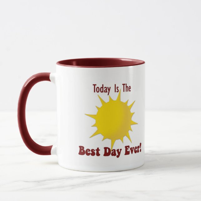 Mug Meilleur Jour Jamais ... Pas sur la boue (Gauche)