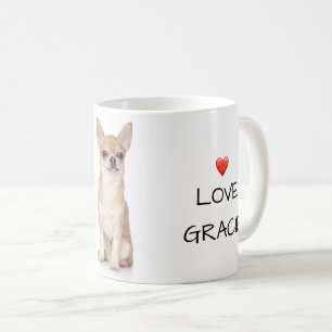 Mug Meilleur.Maman de chien.Jamais. Chihuahua Nom d'am