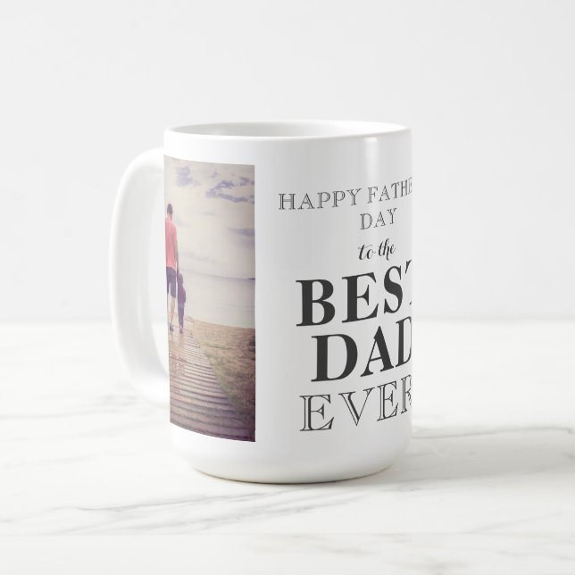 Mug Meilleur mauvais père de Jour 2 Photo (Devant gauche)