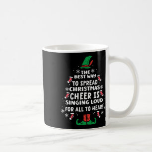 Mug Meilleur moyen de répandre la joie de Noël Amuseme