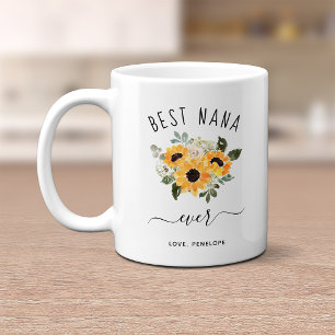 Mug Meilleur Nana   Joli tournesol rustique
