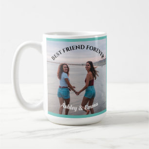 Mug Meilleur nom et photo personnalisée pour les amis