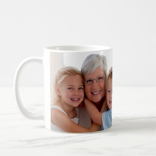 Mug Meilleur Nonna Grand-Mère Noms Photo Musique (Gauche)