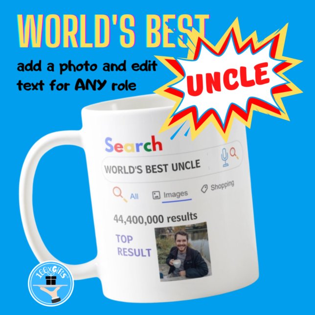 Mug MEILLEUR ONCLE DU MONDE - Résultats Drôle de reche (Créateur téléchargé)
