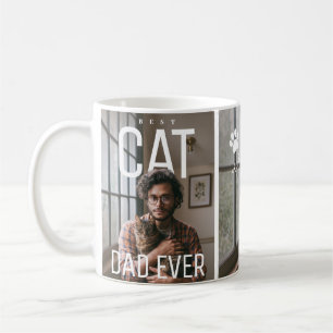 Mug Meilleur Papa Chat du Monde Deux Photo PhotoPop