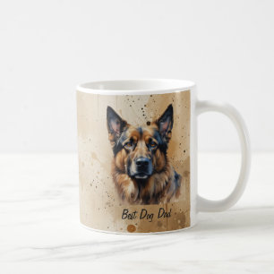 Mug Meilleur papa chien Berger allemand animal de comp