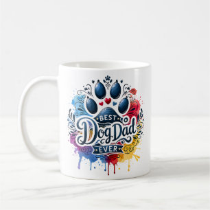 Mug Meilleur papa chien de la fête des pères