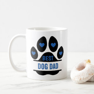 Mug Meilleur Papa Chien Empreinte de Patte