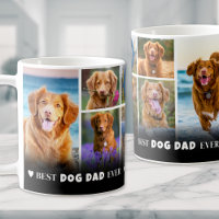 Meilleur Papa Chien Ever Collage de Photos de Comp