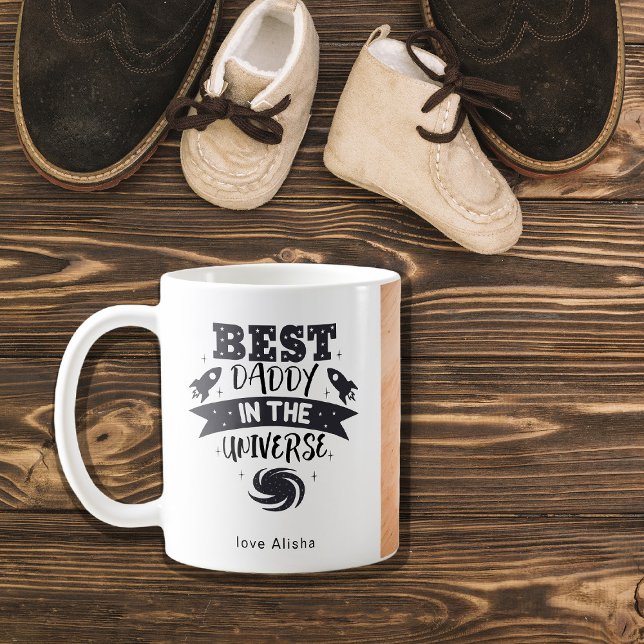 Mug Meilleur papa dans l'Univers Photo personnalisée M (Créateur téléchargé)