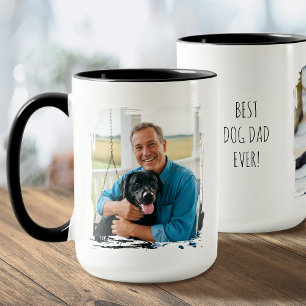 Mug Meilleur Papa de Chien de la Fête des Pères Photo 