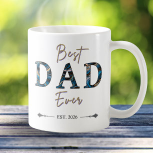 Mug Meilleur Papa de Tous les Temps Année de Fondation