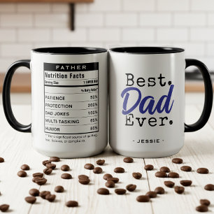 Mug Meilleur Papa de Tous les Temps Informations Nutri