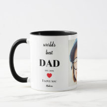 Meilleur Papa du Monde Je T'Aime Enfants Photo Per