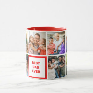 Mug Meilleur Papa du Monde - Photo Personnalisée Moder