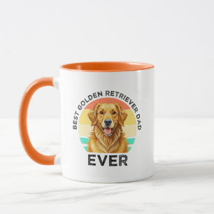 Mug Meilleur Papa Golden Retriever de tous les temps