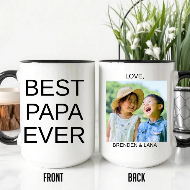 Mug Meilleur Papa jamais (Créateur téléchargé)