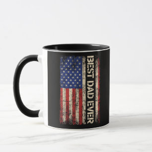 Mug Meilleur Papa Jamais Drapeau Américain Cadeaux pou