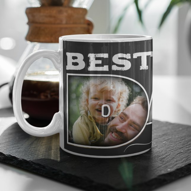 Mug Meilleur papa Jamais Fête des pères Nom Cadeau 3 P (Créateur téléchargé)