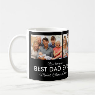 Mug Meilleur papa Jamais Fête des pères Photo Collage