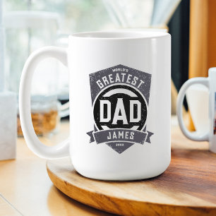 Mug Meilleur papa jamais moderne cadeau Fête des pères