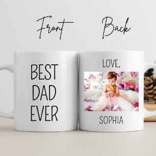 Mug Meilleur papa jamais personnalisé Fête des pères p