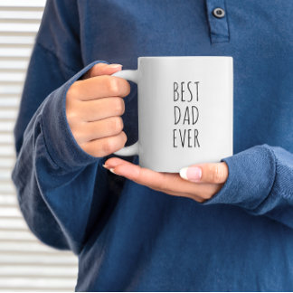 Mug Meilleur papa jamais simple Fabriqué moderne