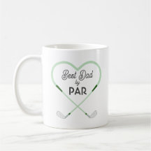 Meilleur Papa par Amour en forme de Golf Thème