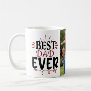 Mug Meilleur papa personnalisé avec nom et photo