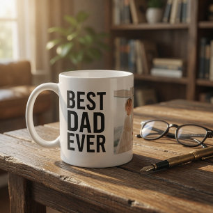 Mug Meilleur Papa Personnalisé Photo Cadeau Personnali