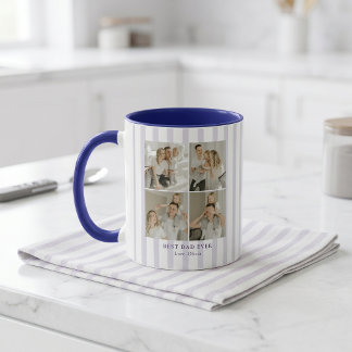 Mug Meilleur Papa Personnalisé Photo | Sur mesure