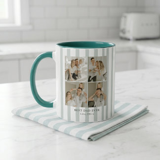 Mug Meilleur Papa Personnalisé Photo | Sur mesure