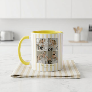 Mug Meilleur Papa Personnalisé Photo | Sur mesure
