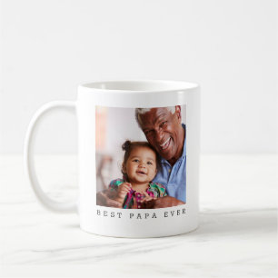 Mug Meilleur Papa Pour Toujours Deux Photos Personnali