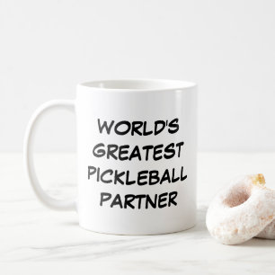 Mug Meilleur partenaire de Pickleball du monde