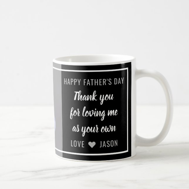Mug Meilleur pas papa Fête des pères heureuse Photo (Droite)