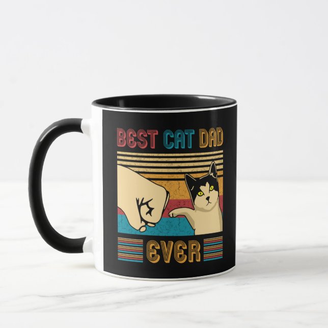 Mug Meilleur père de chat (Gauche)