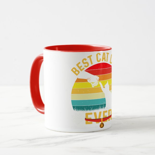 Mug Meilleur père de chat jamais (Devant gauche)